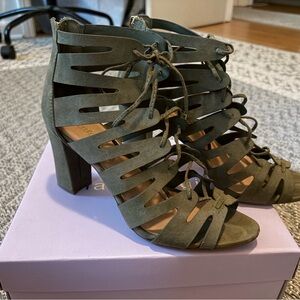 Madden Girl Olive Lace-Up Heels